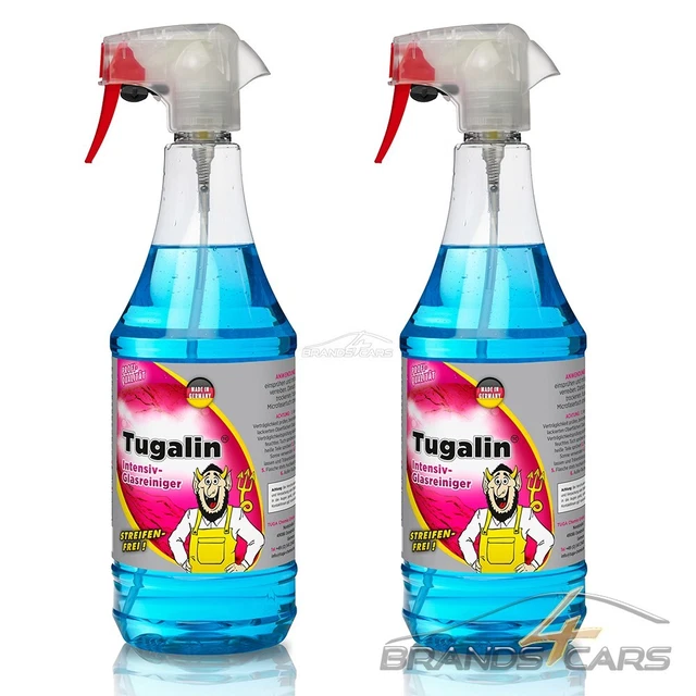 TUGA CHEMIE 2x 1 L LITRO TUGALIN® DETERGENTE VETRO CURA VETRI 50200831