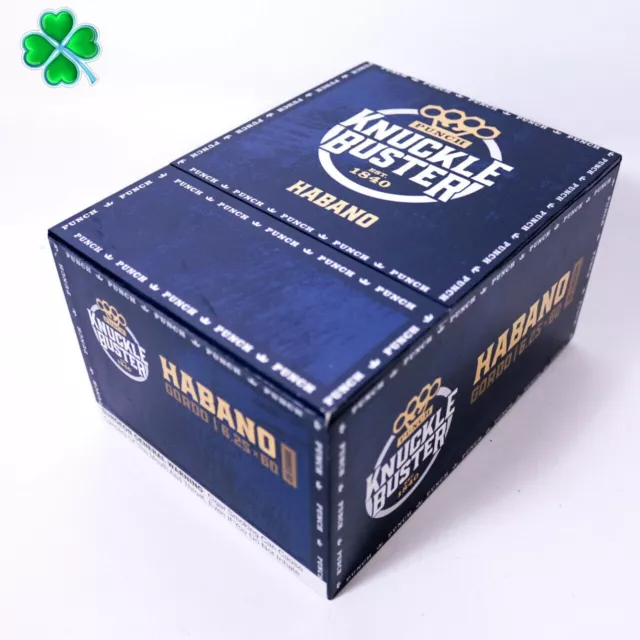 Punch "Knuckle Buster" Habano Empty Cigar Box 8" x 5.75" x 4.5 ~