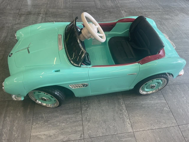 KIDS RIDE ON Electric Car BMW 507 Roadster Green M BM507 H. Remote ...