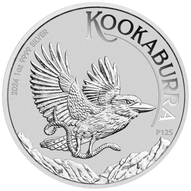 2024 Perth Mint Australia Kookaburra 1 oz .9999 Fine Silver Coin BU - In Capsule