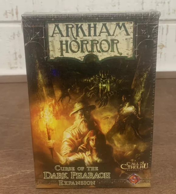 Arkham Horror Curse of the Dark Pharoah Expansion Box Cthulhu Game