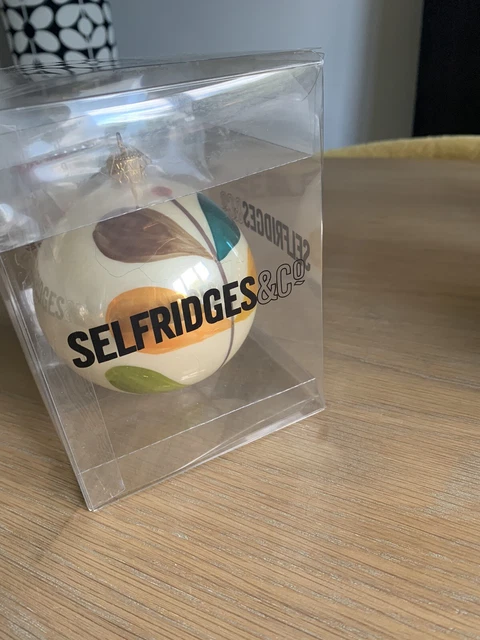 Orla Kiely x Selfridges Handpainted Stem Christmas Bauble BNIB