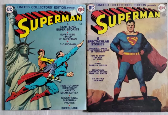 DC Comics Limited Collectors Edition Presents Superman C-31 C-38 1974 Comic Book