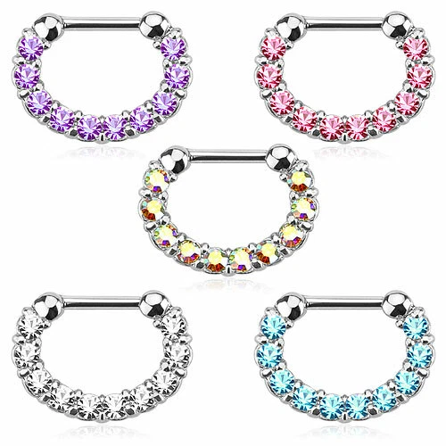 Taffstyle Piercing Per Setto Nasale, Anello Per Orecchio, Segmento - Foto 11