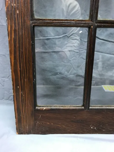 Antique Single 8 Lite Casement 18x47 Cabinet Cupboard Window Vintage 1863-22B 10