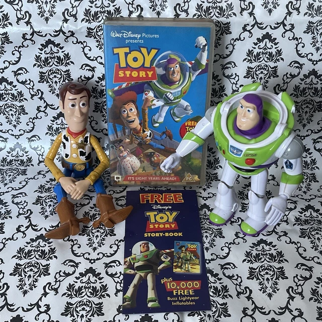 TOY STORY VHS Video Tape Cassette Buzz Lightyear & Woody Action