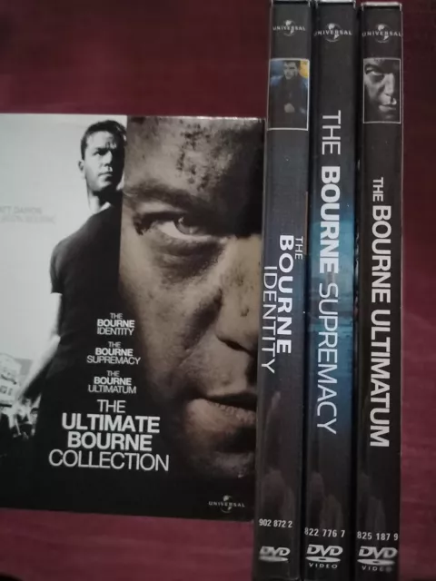 THE ULTIMATE BOURNE COLLECTION / Matt Damon / 3 DVD BOX SET