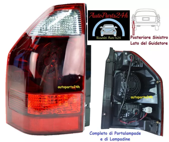 Fanale Posteriore Sx Per Mitsubishi Pajero 03 Faro Fanalino Luce Superiore Stop