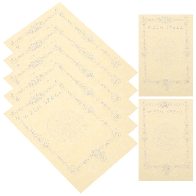 Carta Pergamena Prepiegata Per Inviti 5x7 - 50 Fogli 18x13 Cm Per Matrimoni E Eventi - Foto 4