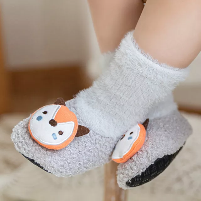1 Pair Newborn Socks Eye-catching Wear Resistant Thickened Allergy Free Infant