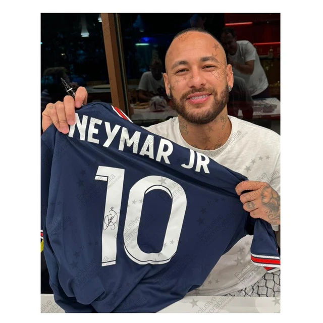 Maillot du PSG | Paris Saint Germain 2023 signé par Neymar Jr et