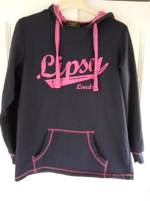 LIPSY BLUE AND pink hoodie Avon size 10 12 7.00 PicClick UK