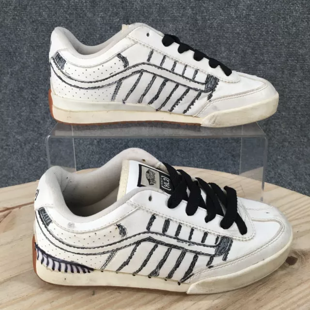 VANS SHOES YOUTH 4 Off The Wall Rowley XL2 Sneakers 48071 75 White