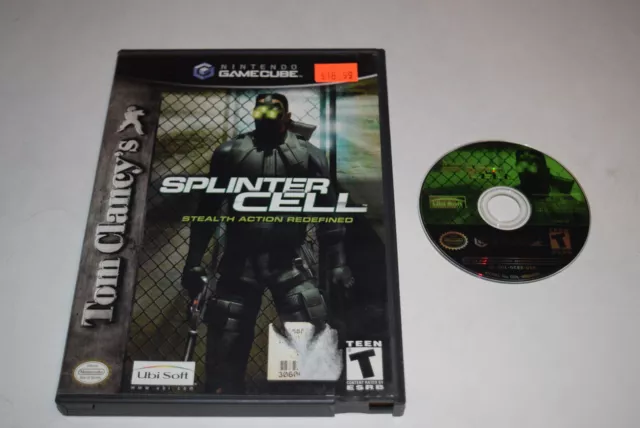 Tom Clancys Splinter Cell Nintendo GameCube Game Disc w/ Case