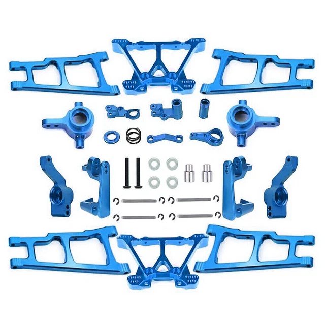 Aluminum Alloy Metal Upgrade Parts Set For Traxxas Slash 4x4 1/10 RC Car Truck