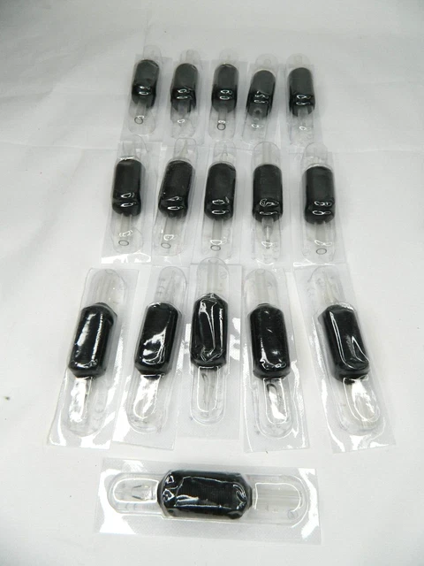 Tubos de tatuaje desechables y empuñaduras esterilizadas de 1" (25 mm) con puntas 5DT lote de 16