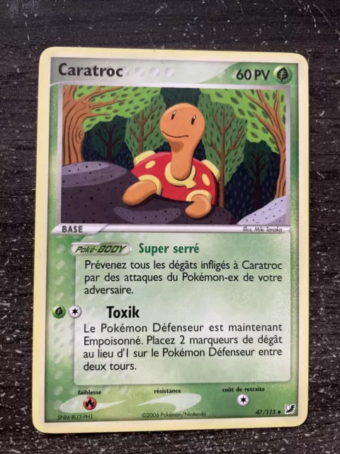 Caratroc Unco - Pokemon 47/115 Ex Hidden Forces Close To New Fr