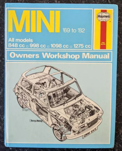 Haynes Mini ‘69 To ‘82 Owners Workshop Manual Number 646