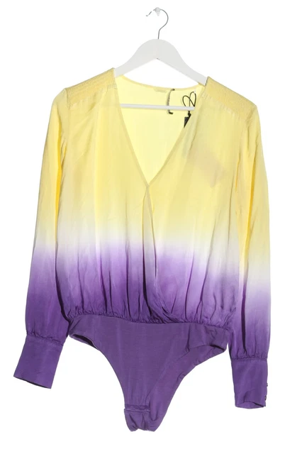Body da donna GUESS Basic taglia DE 36 look casual giallo pallido-viola-bianco