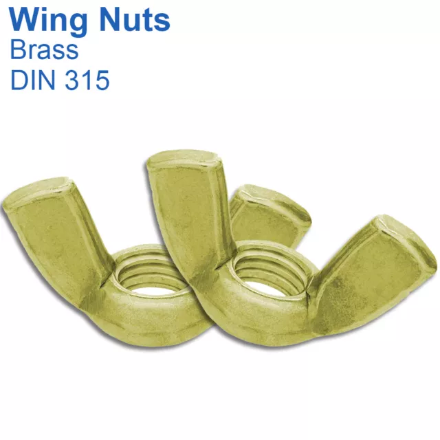 Wing Nuts Butterfly Nuts Brass M3 M4 M5 M6 M8 M10 M12 M14 M16 M20 M24