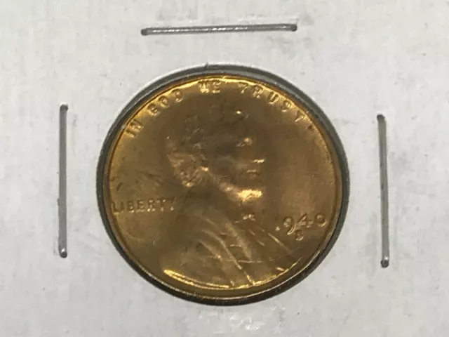 1940-S BU Lincoln Cent. Bright RED