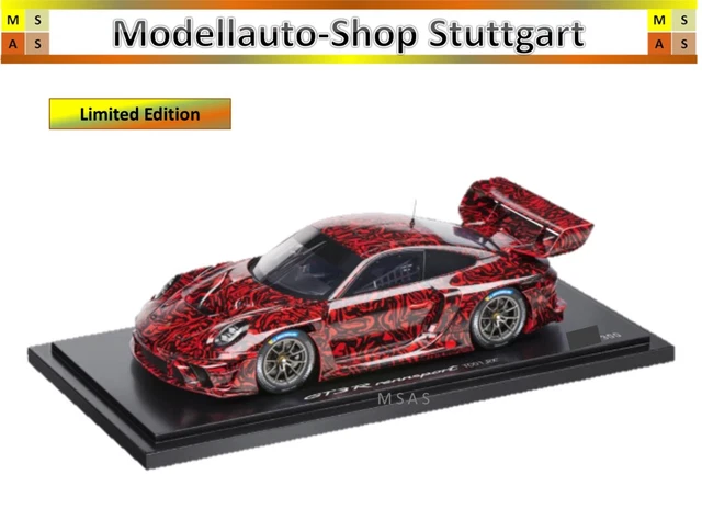 Spark 1:18 Porsche 911 GT3 R Courses noir de carbone WAP0215040SGTR