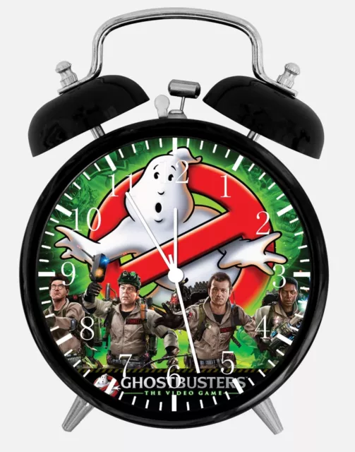 Ghostbusters Alarm Desk Clock 3.75" Home or Office Decor E274 Nice Gift