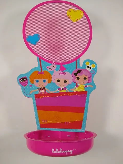 Lalaloopsy Jewelry Organizer Pink Hang Earrings Bracelets Necklaces Ring Tray