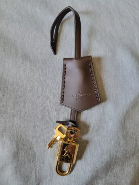 Louis Vuitton Damier Brown Key Clochette Ring Charm Bell Holder BP Stamped