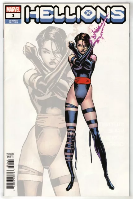 Hellions #1 1:100 Jim Lee Hidden Gem Variant Marvel 2020 X-Men Psylocke VF/NM