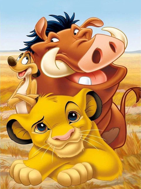 5D Full Diamond Painting Kits Disney Lion King DIY Decor Gift UK