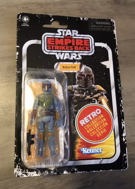 Star Wars The Empire Strikes Back Boba Fett Figure Retro Collection Kenner