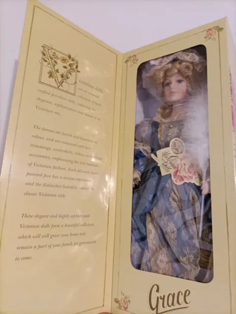 Victorian Dolls - Grace - Collectible Porcelain Doll Boxed 1997 VGC