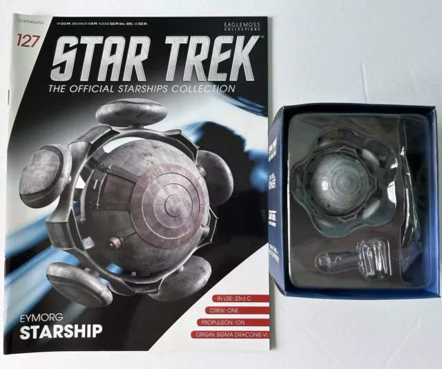 EAGLEMOSS Star Trek Starships Issue 127 - Eymorg Starship NEW