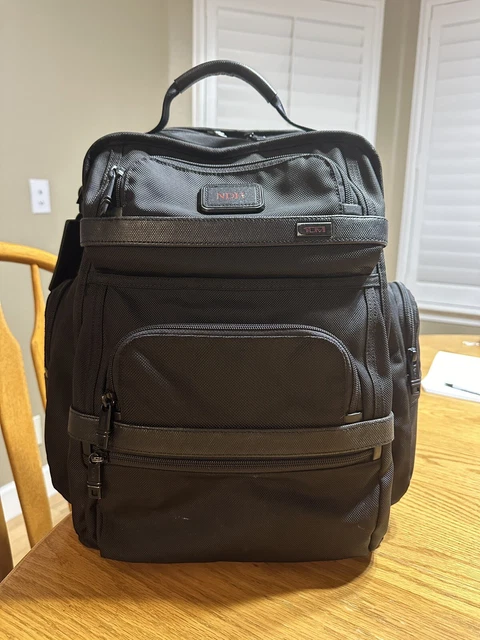 TUMI Alpha II 2 T-Pass Black Ballistic Nylon Business Class Brief Backpack