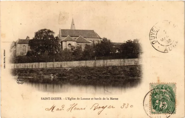 CPA AK St-DIZIER - The Church of Lanua and the banks of the Marne (368317)