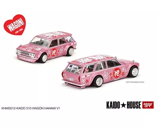 KAIDO HOUSE X Mini GT Datsun 510 Wagon CARBON FIBER V1 Purple