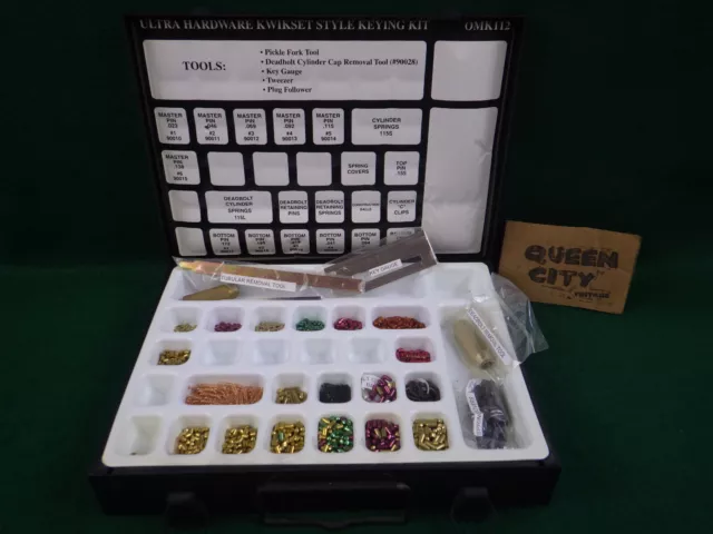 Ultra OMK112 lock rekeying/rekey/keying kit fits Kwikset locksets #7