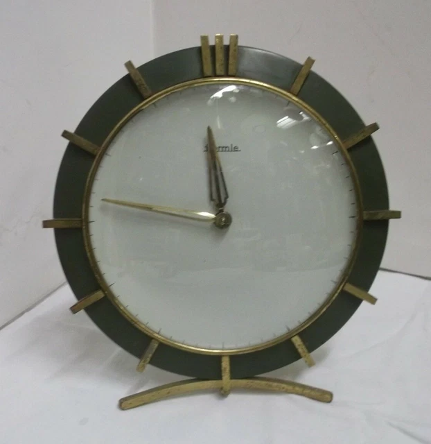 Réveil Vintage Junghans Trivox Années 50/60 - Mécanique, Crème (Pour Pièces/Non Fonctionnel)