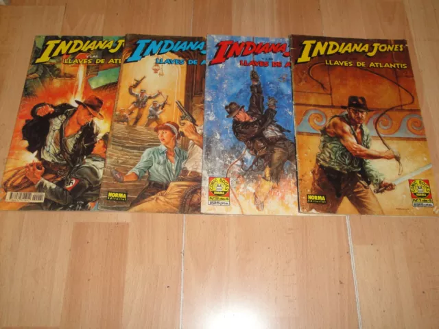 Indiana Jones Las Llaves De Atlantis Comic En Color Serie Completa De 4 Numeros