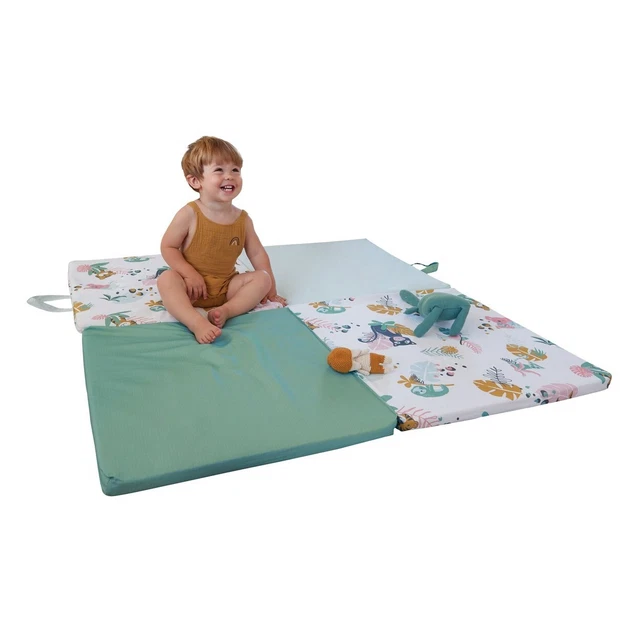 Tapis d'éveil Jungle Buddies avec dessous en PVC