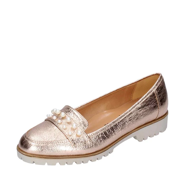 Chaussures pour Femmes CINZIA SOFT 36 Ue Mocassins Rose Cuir BD297-36
