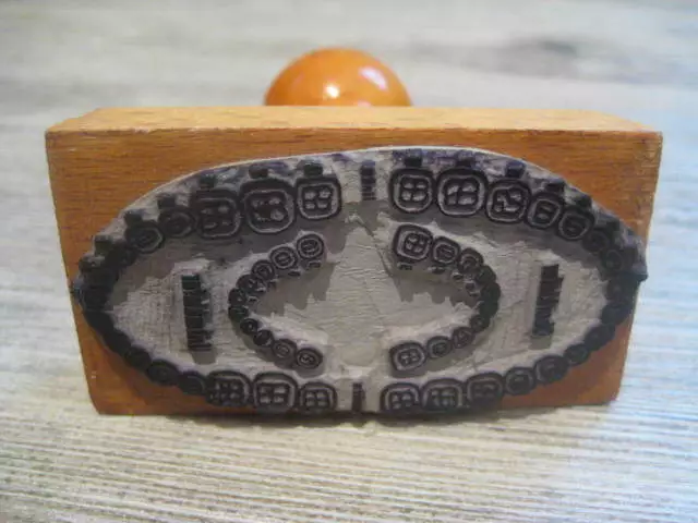 altes Klischee / Stempel Zähne / Gebiss Zahnarzt