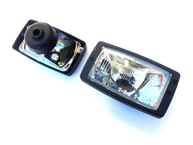 Faro Principale H4 Per Trattori Zetor, Fendt, John Deere E Macchine Agricole - 12V/24V Con Luce Di Posizione - IP54 - Codice Hella 1AB006213011