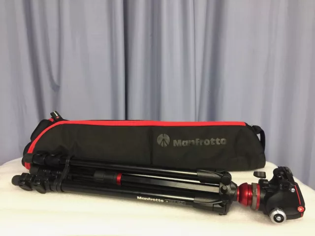 Manfrotto 755XB Tripod w MHXPRO-2W Fluid Head & MBAG75PN Bag