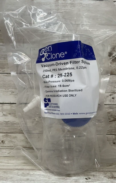 Box of 12 Gen Clone #25-225, Vacuum-Driven Filter Systems 250 mL