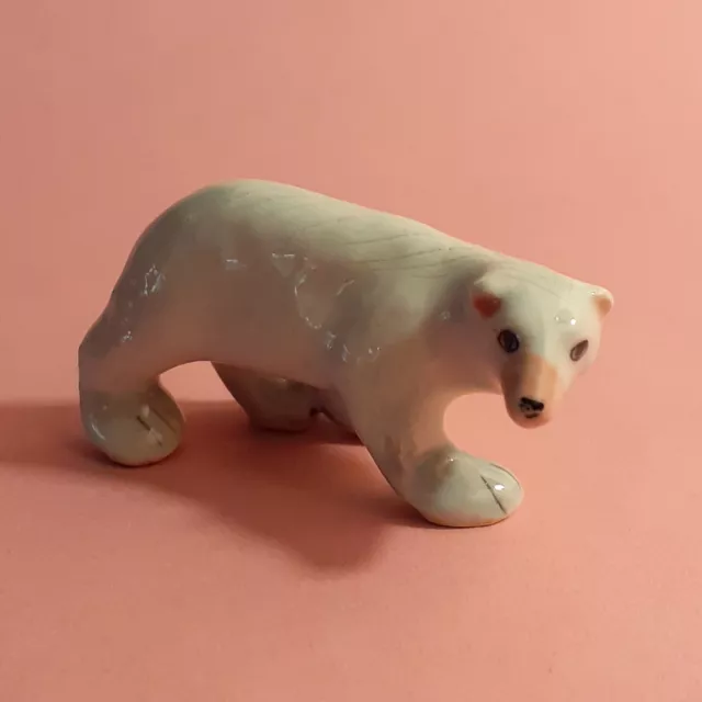 Fève porcelaine animal ours polaire pour galette des Rois