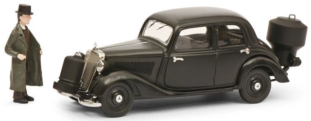 Schuco 1/43 – Mercedes Benz 560 SEC 1989 – Beige – Résine – Réf 43U00098
