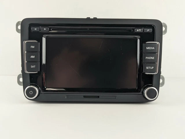 12 13 14 VW Jetta Info Media TV AM FM CD SAT XM Radio Display OEM 1K0035180AF 12 13 14 VW Jetta Info Media TV AM FM CD SAT XM Radio Display OEM 1K0035180AF