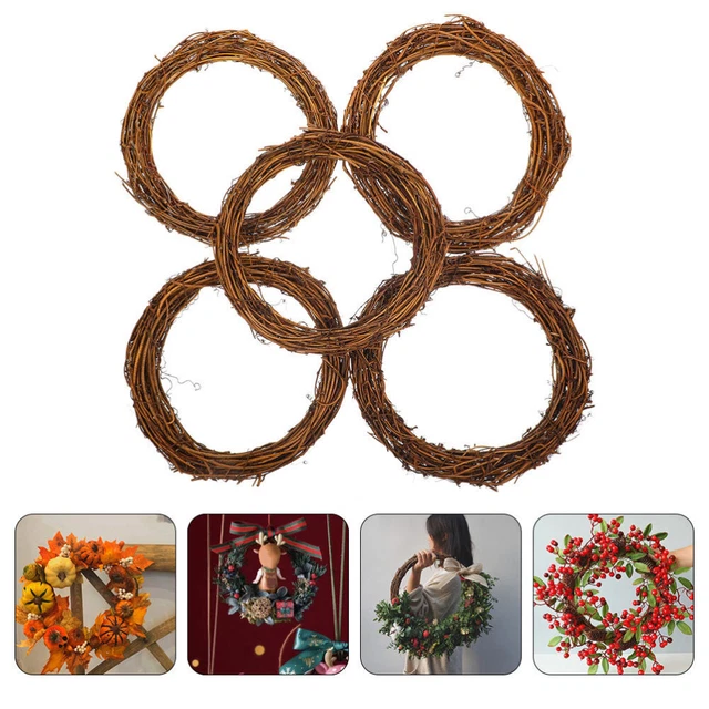 Lot de 2 nœuds d'automne pour couronne, couronne de Thanksgiving, nœuds